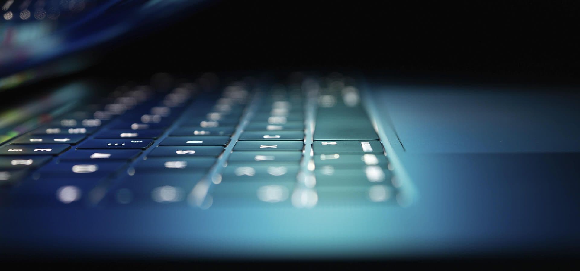 Teclado de un ordenador portátil